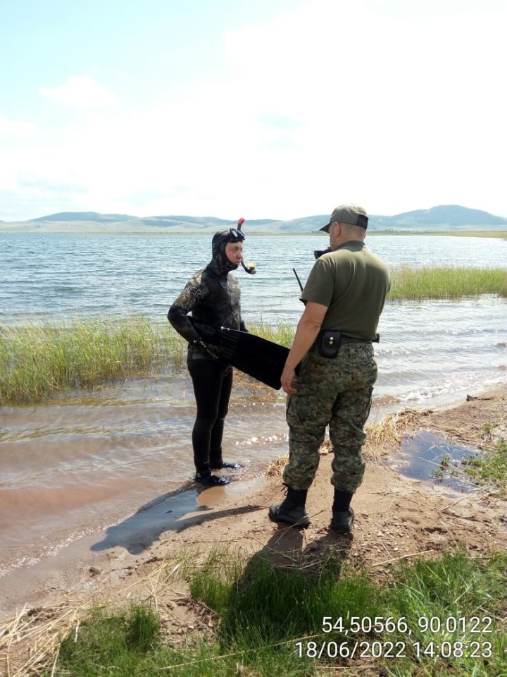 На Иткуле поймали браконьера, занимавшегося подводной ловлей 