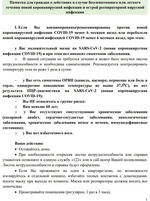 Что делать жителям Хакасии при ухудшении самочувствия - пошаговый алгоритм