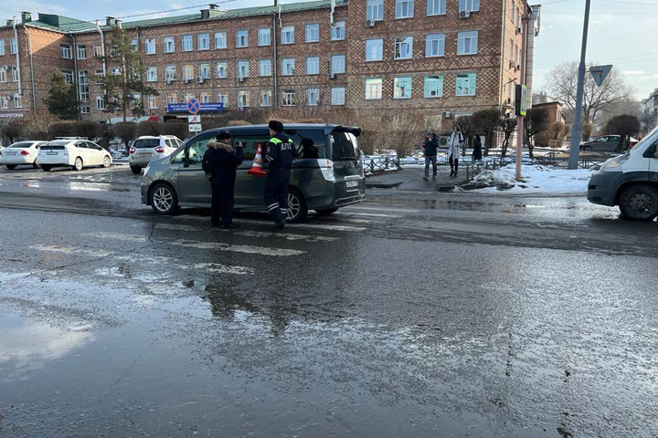 В Абакане на пешеходном переходе сбит ребенок 