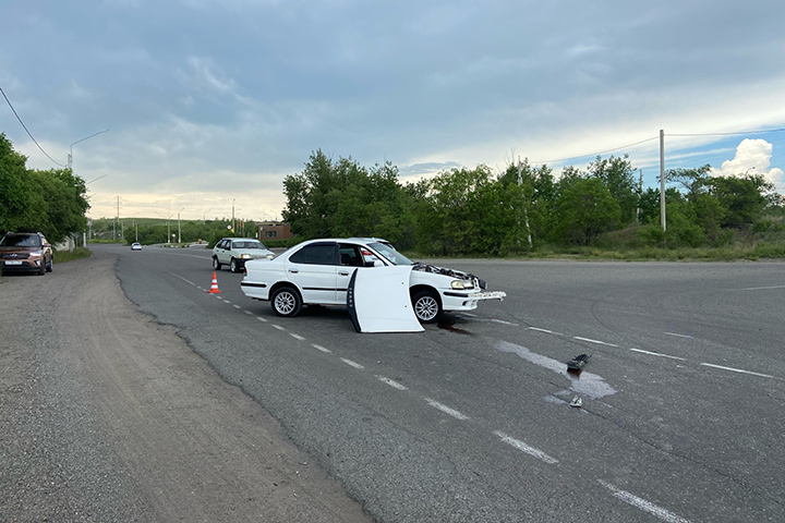 В Абакане машина с месячным ребенком попала в аварию