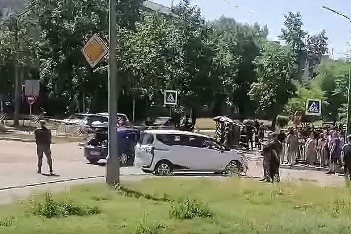 В Черногорске перевернулось авто, есть пострадавшие