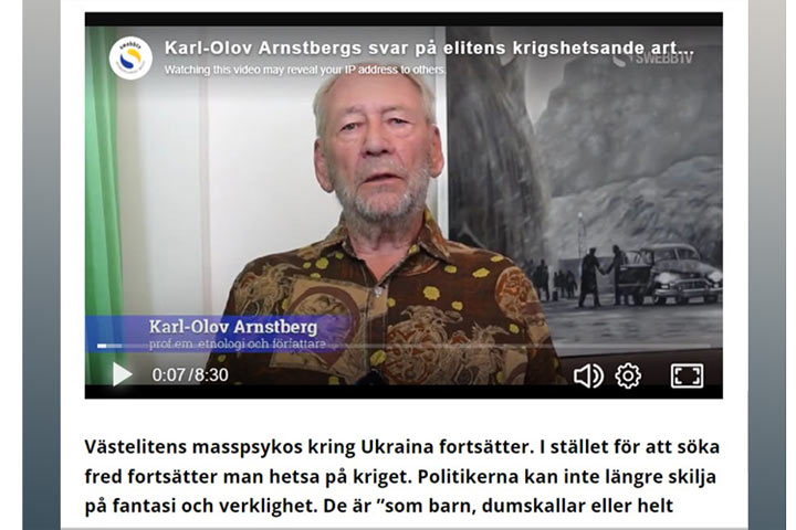 «По сравнению с Путиным - детский сад». В Швеции припечатали западных политиков