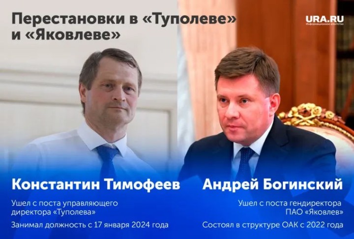 Чем занимались главы компаний по производству самолетов «Яковлев» и «Туполев»