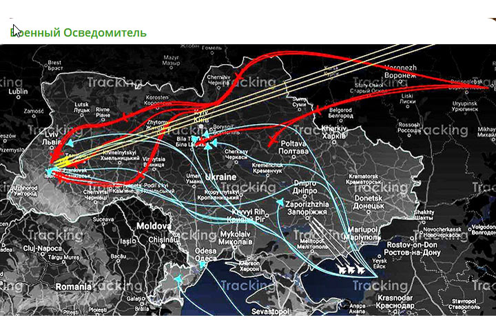 У России «кончились ракеты», но Киев в чёрном дыму. Охрана утащила Зеленского в подземный бункер