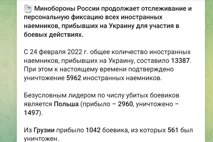 Иностранный легион уничтожен, но жив. Четыре категории наемников против русской армии