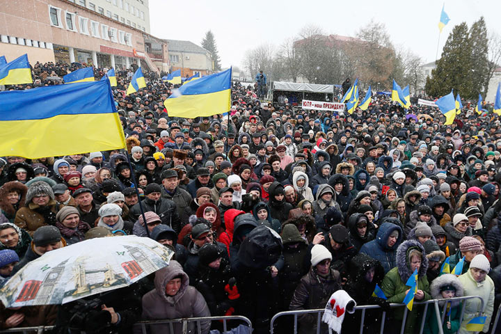 На Украине начались протесты против войны с Россией