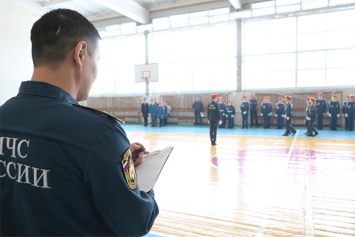 Впервые в Абакане для кадетских классов прошел смотр-конкурс