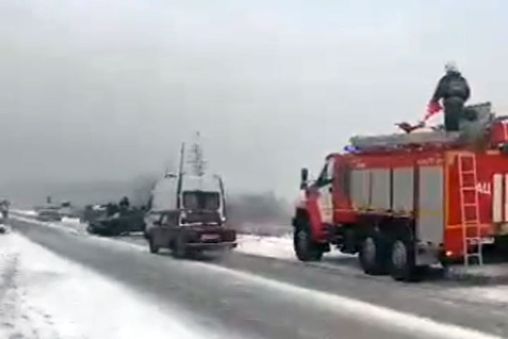 Три машины попали в аварию на Южной дамбе Абакана