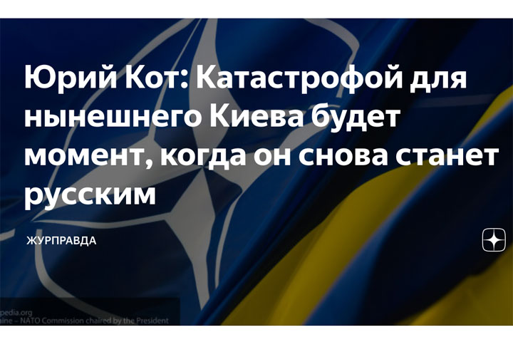 Политолог Кот рассказал, что станет настоящей катастрофой для киевского режима