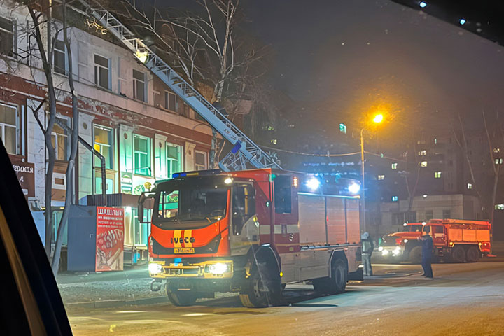 Вечером в Абакане горела закусочная 