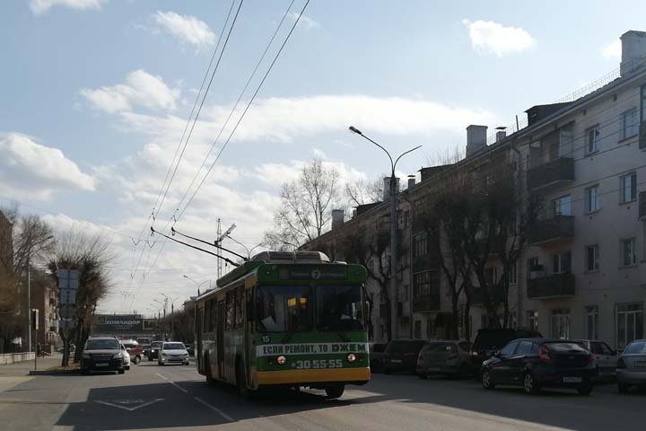 В Абакане пять троллейбусных маршрутов на полдня изменят движение