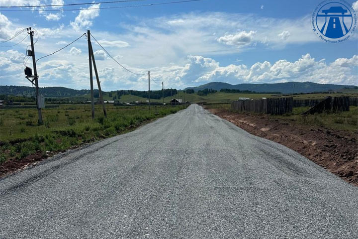 В селах Хакасии ремонтируют улицы