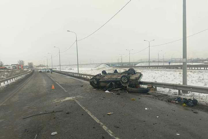 В республике в ДТП с перевертышем погибла женщина