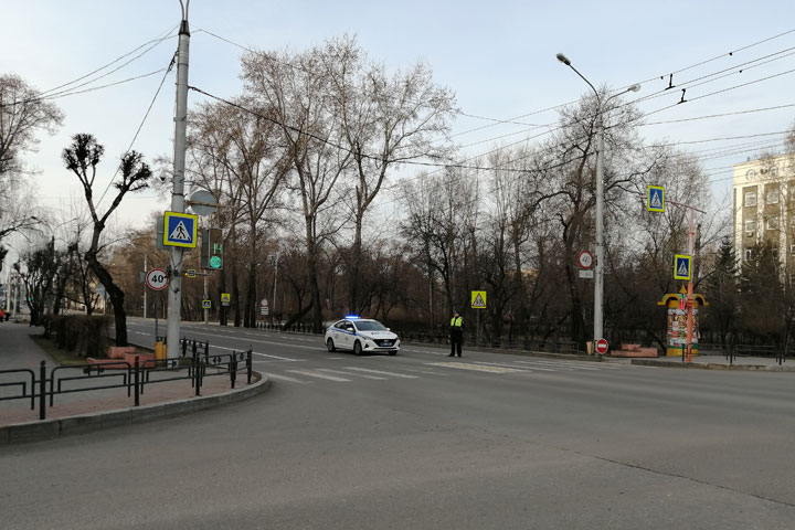 Абакан поделили на временные пешеходные зоны