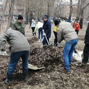 Абакан активно приводят в порядок после зимы