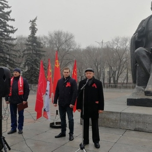 В Хакасии состоялся митинг в преддверии 105-й годовщины Великого Октября