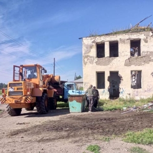 В Шира ликвидируют стихийные свалки 