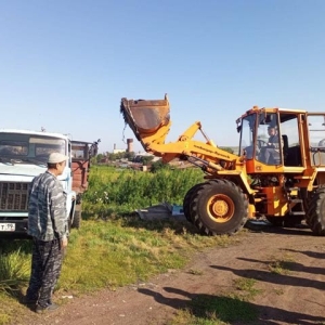 В Шира ликвидируют стихийные свалки 